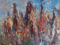 Տպավորություն, 50x70,կտ.- յուղ, 2001թ., գինը՝ 600 պ.մ.