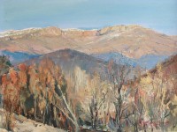 Վաղ գարուն  55x65, կտ.,-յուղ., 1995թ., գինը՝ 650 պ.մ.