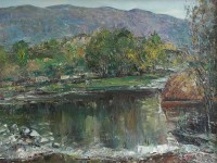 Կանաչ անուրջներ, 60x80,կտ. - յուղ, 1998թ., գինը՝ 1000 պ.մ