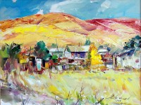 Գյուղակ, 50x60, կտ.-յուղ., 2011թ., գինը՝ 500 պ.մ.